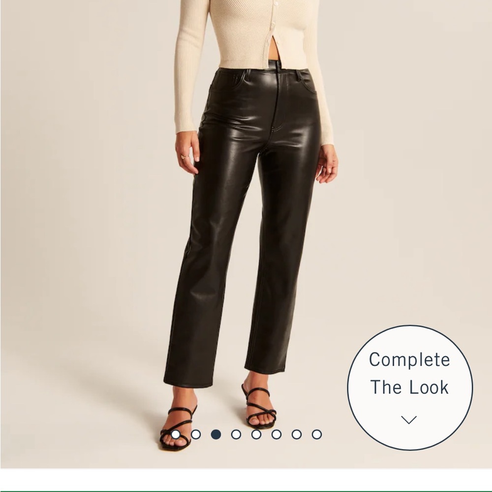 Abercrombie leather pants